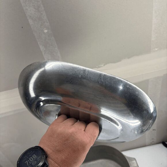 Vintage 1960s Magnalite Roaster Wagner Ware Sidney O 4265-P Aluminum with Trivet - Picture 7 of 16